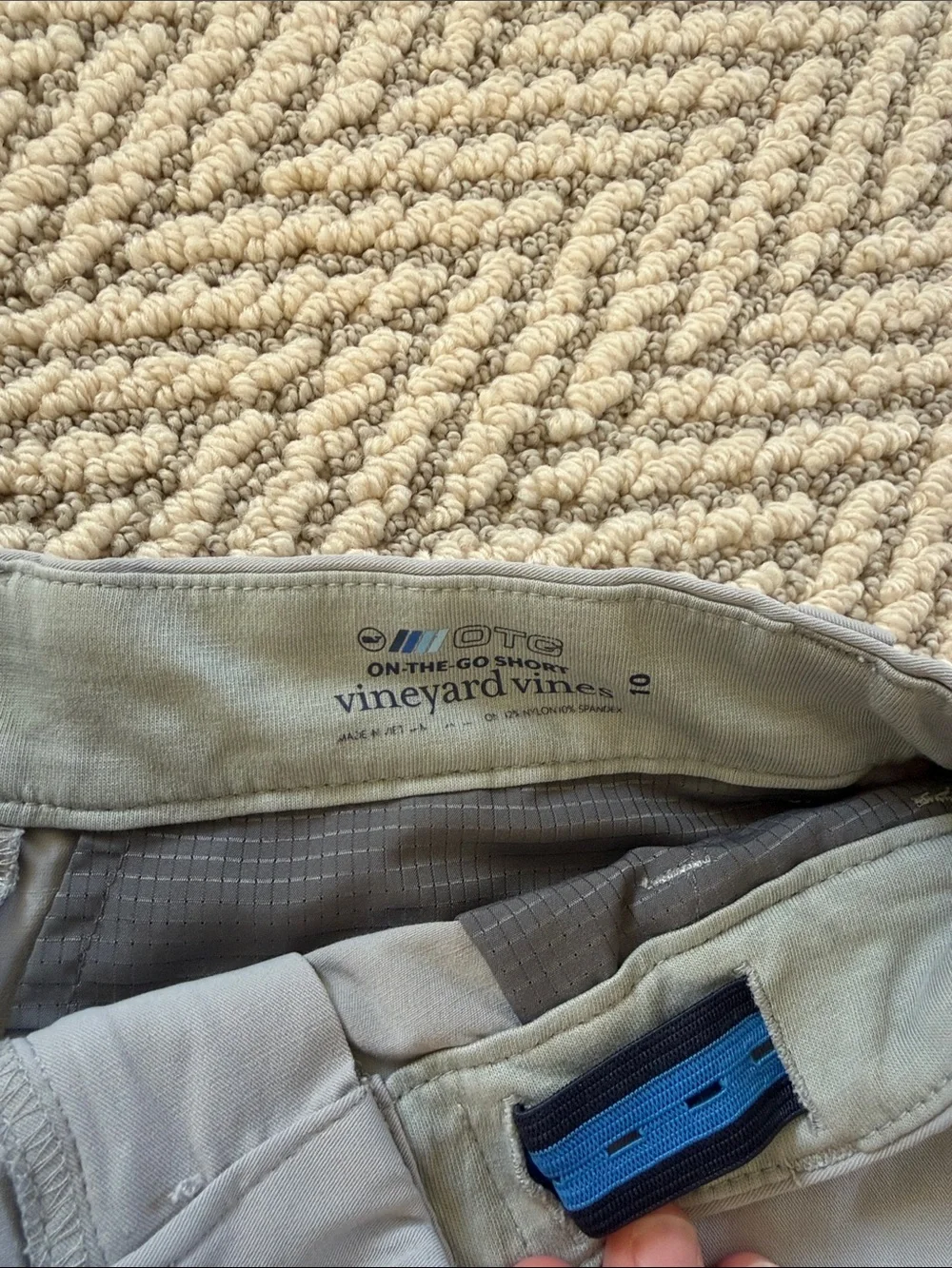 Vineyard Vines Kids On the Go Performance Gray Shorts